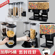 Cereal Machine Hotel Buffet Knob Type Five Grain Cereals Candy Dried Fruit Dispenser Wall-mounted Household Storage Tank