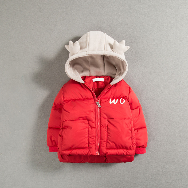 Baby Winter Clothing Boy Cotton Coat Thickened Cotton Padded Jacket Baby Boy Jacket Autumn Winter New Foreign Pine Boy Cotton Clothing Tide