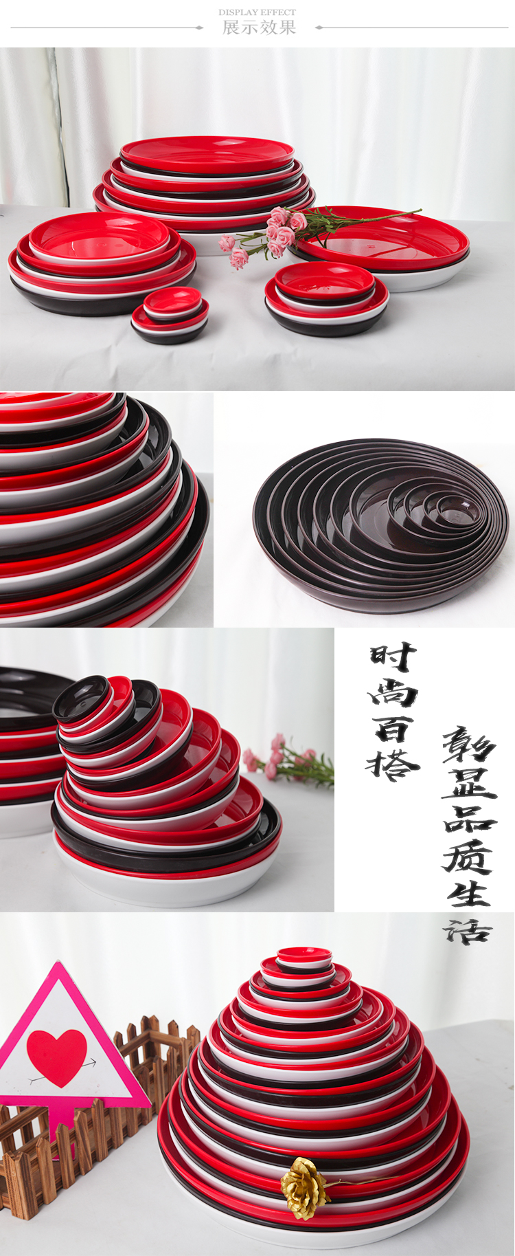 LAN resin tray was thickening resin flower POTS round resin flower pot tray faceplate tap water from the chassis base