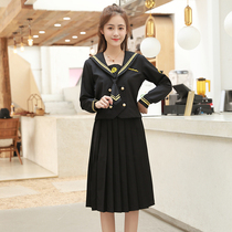 Net red gunman Orthodox bad jk uniform skirt Japanese soft girl student graduation class uniform school uniform suit female Seaman suit
