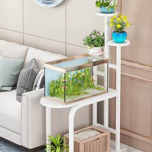 Пол, тип многослойный нордический простой комнатный цветок домой гостиная сторона железо цветочный горшок аквариум декоративный стеллажи