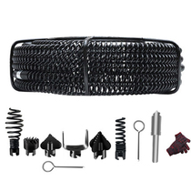 Electric pipe dredge extension spring sewer dredging artifact through toilet toilet floor drain tool accessories