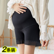 Pregnant women safety pants low waist anti-light wear pregnancy summer thin leggings large size modal to belly short pants