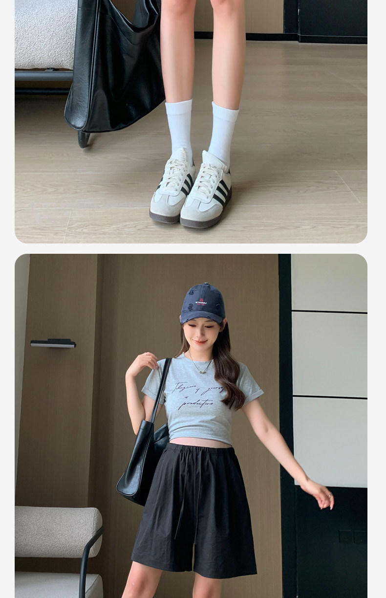 孕妇短裤夏季薄款外穿无托腹不勒肚子奶芙裤宽松休闲打底裤子夏装 — 18