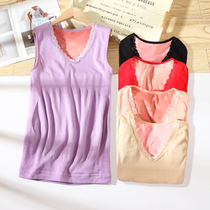 Pregnant woman warm vest plus velvet thickened autumn and winter pregnancy warm coat modal postpartum lactation feeding