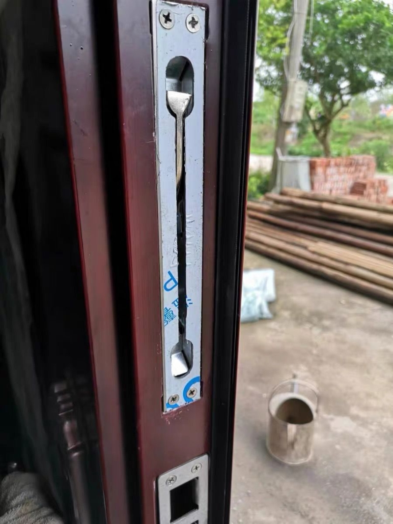 Stainless steel dark bolt security door concealed bolt primary-secondary door gate upper and lower bolt lock heaven and earth lock with pin control pin-Taobao