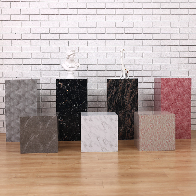 Photo Props Marble Pendulum Bench Portrait Photography Geometric Body Display Case Stickers Custom Live Tennis Net Red Model Terrace Clothing Shop Window Decoration Scene Arrangement Suit Wooden Mound High And Low Props