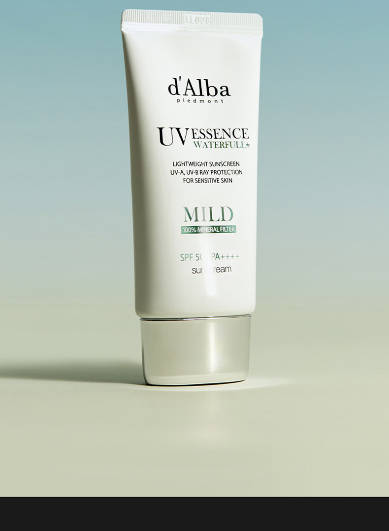 【香港直邮】 韩国 d'alba 黛尔珀 小敏伞防晒隔离霜50ml  SPF50+ PA++++  敏感肌专属