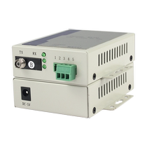 工业级 1路双向RS232数据光猫 凤凰工业端子 232转光纤收发器 串口光端机 单多模20km SC FC ST口 光