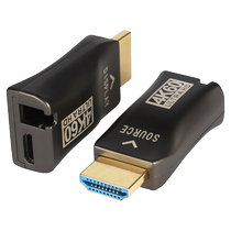 Fengqing mini 4K60hz uncompressed HDMI20 optical transceiver high-definition audio and video optical fiber extender lossless multi-mode single core LC port 300 meters transceiver LED large screen projection