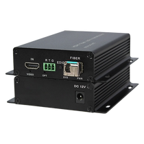 Fengqing 4K high-definition HDMI audio and video optical transceiver fiber optic extender supports 16-slot rack power supply bidirectional RS232 3840x2160 30hz single and multi-mode reception