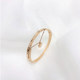 Net red rose gold titanium steel Roman numeral bracelet female ins niche design sense high-end simple temperament personality trend