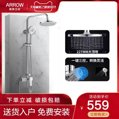 Wrigley bathroom shower shower shower kit household all copper shower shower shower head set shower AE3353S