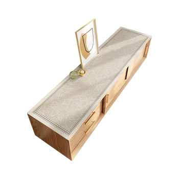 American tv cabinet table cushion cover cloth long table cloth table top protective cushion light luxury high-end dining side cabinet table top cushion