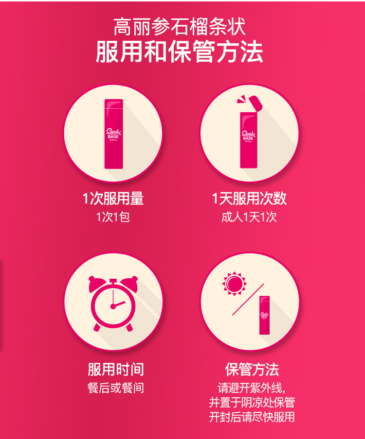 韩国进口 正官庄 高丽参红参石榴浓缩液 10ml*10条 图10