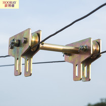 Hauxin High Altitude Sliding Sool equipped with four-wheel tackle accessories Slip Strap Safety Belt Sliding Cable Pulley