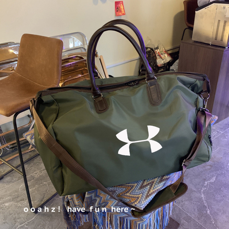 Tide card sport short travel bag men and women 100 hitch large capacity luggage containing bag waterproof fitness bag dry and wet separation-Taobao