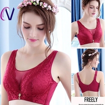 I want to buy lingerie womens big breasts with small theymakers Shrink Chest without steel ring Summer ultra-thin Poly-Woo Bra Hood Summer