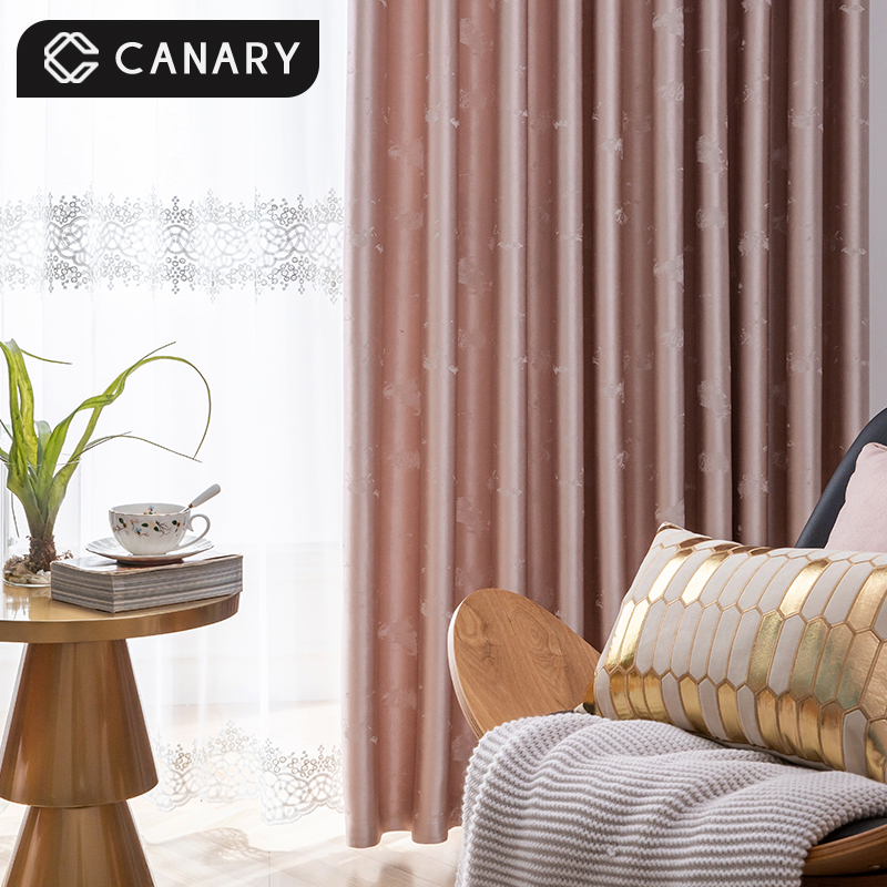 Brief modern light and luxurious Nordic wind living room bedroom thickened with high precision full shading curtains 2021 New popularity