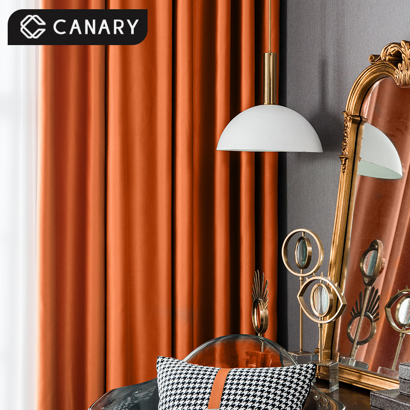 Fashion Light Extravaganza High-end Modern Minima Nordic Wind High Precision Shading Curtains Finished Top Atmosphere Living-room Bedrooms