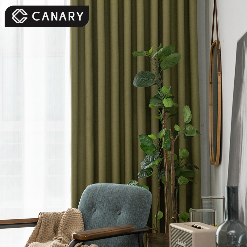 Minima Nordic modern light extravaganza full shading curtains shading fabric upscale living-room bedroom thermal insulation sunscreen soundproofing