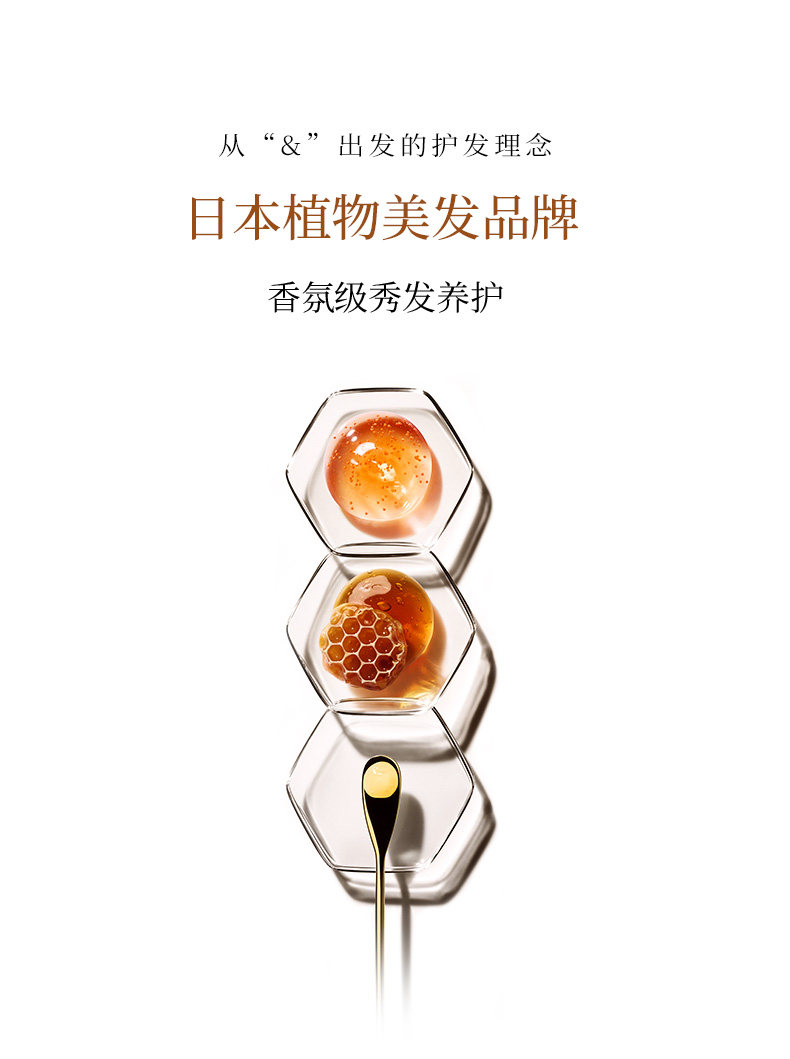 日本 安蒂花子 &honey 蜂蜜洗发水 柔顺蓬松 440ml 图2