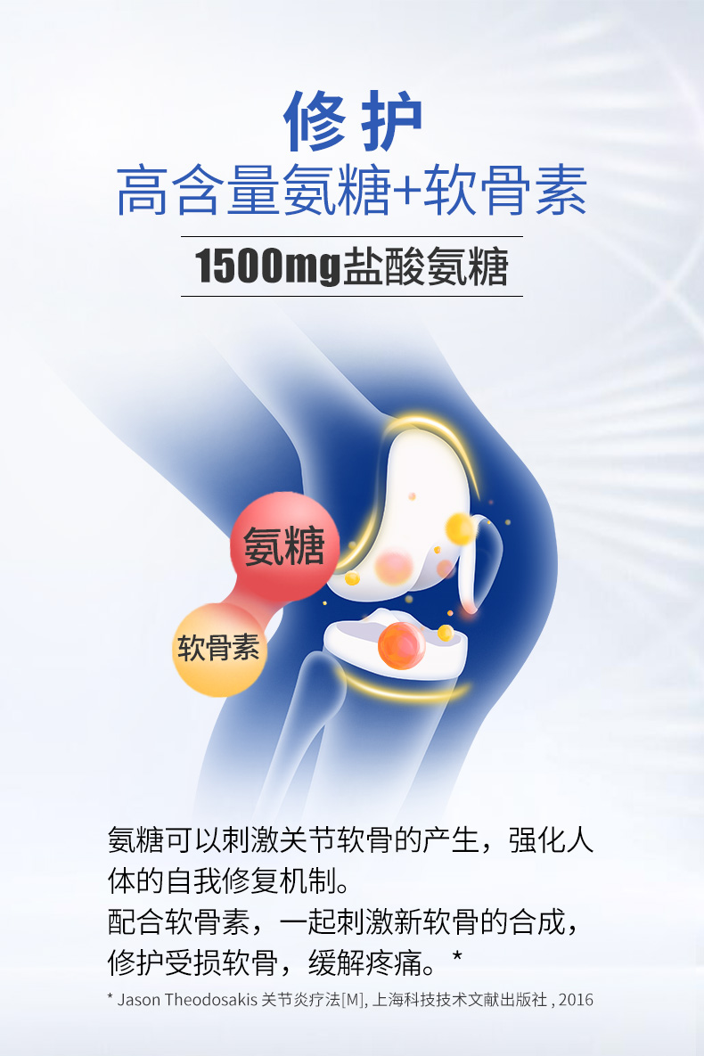 美国产 维骨力MoveFree 红盒软骨素 200粒*2瓶 关节疼首选 图6