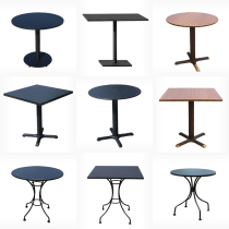 Outdoor table Balcony Coffee Hall Iron Art Exterior Swing Table And Chairs Patio Milk Tea Shop Outdoor Open Air Dining Room Casual Table