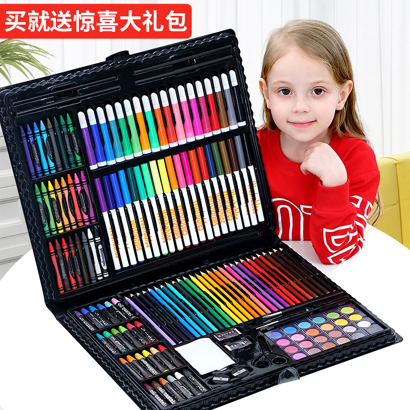 Orange blue childrens watercolor pen set Kindergarten non-toxic washable brush Baby painting Graffiti pen Primary school color pen erasable safety Professional art painting color pen set Water-soluble color pen set Water-soluble color pen set Water-soluble color pen set Water-soluble color pen set Water-soluble color pen set Water-soluble color pen set