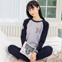 Warm clothing female plus velvet thickening teenage students a set of bottoming shirts underwear autumn clothes long pants wear winter suits