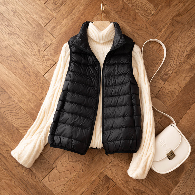 Down Vest for Women, Spring and Autumn Vest, New Style Outerwear down Vest for Women, Sleeveless Vest Top for Women, Early Autumn Wear