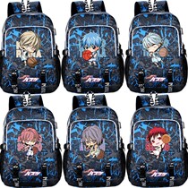 Blacks basketball anime peripheral Q-version tide cartoon print schoolbags for men and women primary and secondary school students backpack backpack backpack