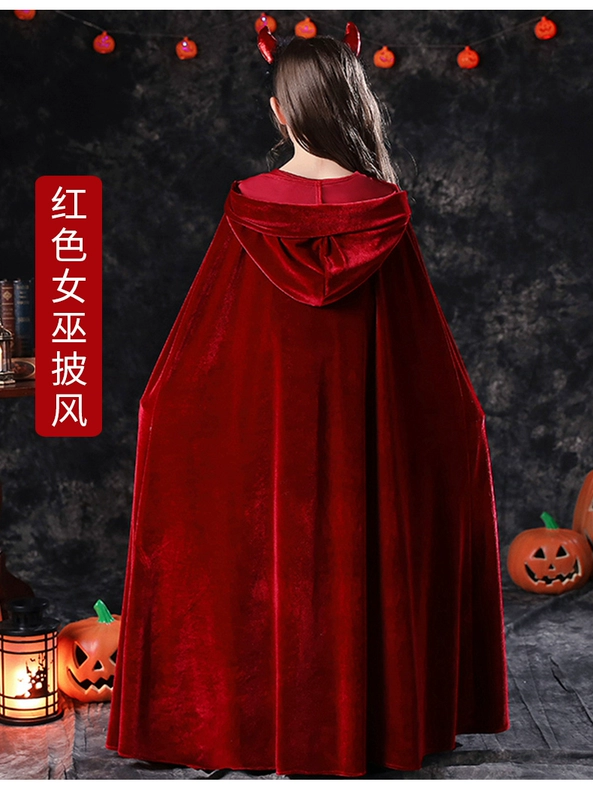 Halloween Trẻ Em Trang Phục Bé Gái Trang Phục Hóa Trang Phù Thủy Đầm Váy Bé Gái Bé Cosplay Đầm Công Chúa