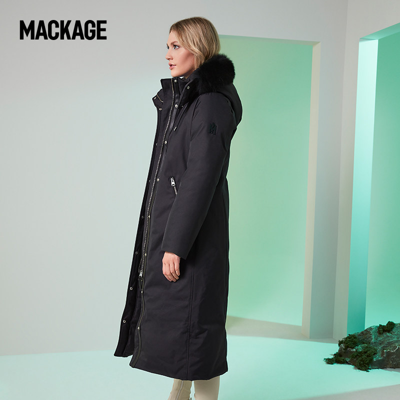 Mackage Mackage KELSIE Removable Handle Cap Long Version Down Cover Warm Cover
