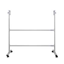 Large whiteboard special bracket Mobile whiteboard blackboard elliptical double rod whiteboard frame reinforcement bracket can be flipped retractable up and down to adjust the height of the telescopic multi-size whiteboard blackboard bracket