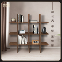 Drunk Changfeng solid wood bookshelf floor rack childrens bookcase simple style high value practical beauty House