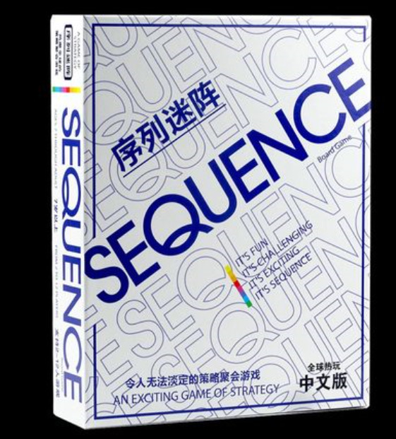 Sequence game Fancy backgammon game Intellectual confrontation Team building board game Suit puzzle