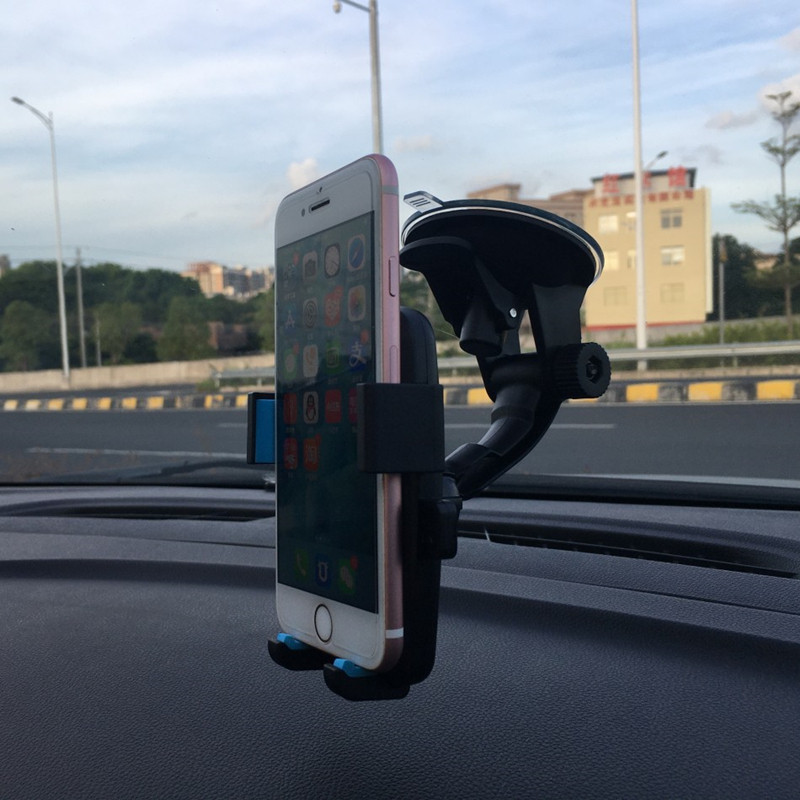 Car mobile phone bracket car with suction cup type car large truck glass universal navigation support clip inside the car