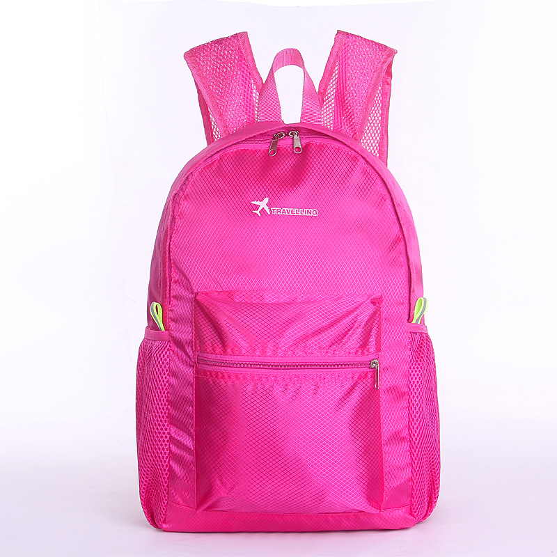 Schoolbag nữ sinh tiểu học có thể gấp siêu nhẹ trẻ em không thấm nước túi vai du lịch thời trang cô gái ba lô và con trai.