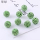 Фруктовые зеленые 10 алмазных шариков диаметром 10 мм.