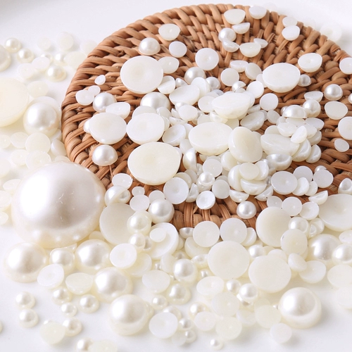 Бусины из жемчуга, белый ферментированный клейкий рис, заколка для волос ручной работы, аксессуар, аксессуары