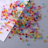 Прозрачная акриловая машинка, колесо, бусины, ожерелье, аксессуар, 4mm