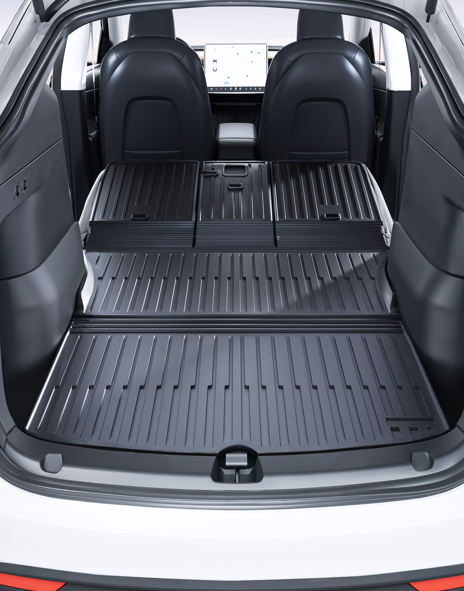 Suitable for the Updated Version of Tesla Model Y Trunk Mat, Tpe Front and Rear Trunk Mats, Modified Interior Accessories Wholesale