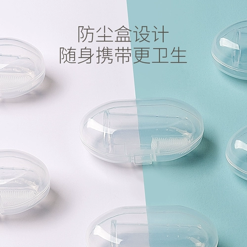 Детская силиконовая мягкая зубная щетка, уход за полостью рта, 0-1-2 лет, 6 мес.