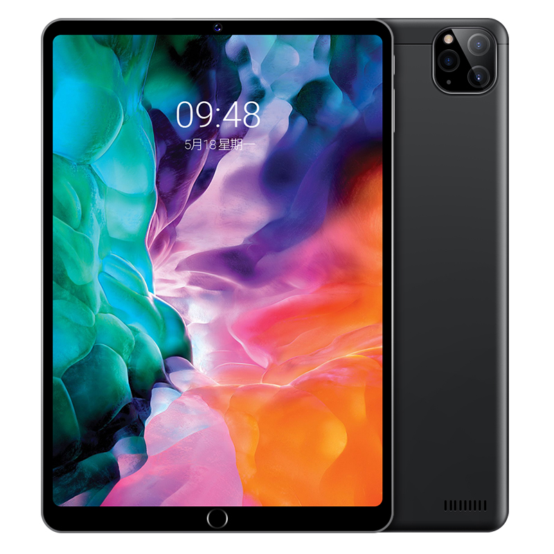 [Tri Camera Version Of China Mobile Unicom] Black【 Shunfeng Quick launch 】 Official website goods in stock 2021 new pattern 5G tablet PC ipad pro entertainment to work in an office study a phone fit all kinds of networks game mobile phone student Online class apply ipad millet headset Flat