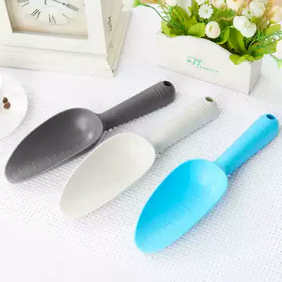 Plastic long-handled shovel barrel shovel boillet green plant potted tools gardening shovel shovel spade spatula paving tools