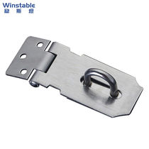 Wenstan stainless steel anti-theft hasp buckle door and window hardware door buckle lock plate cabinet padlock buckle door and window accessories steel