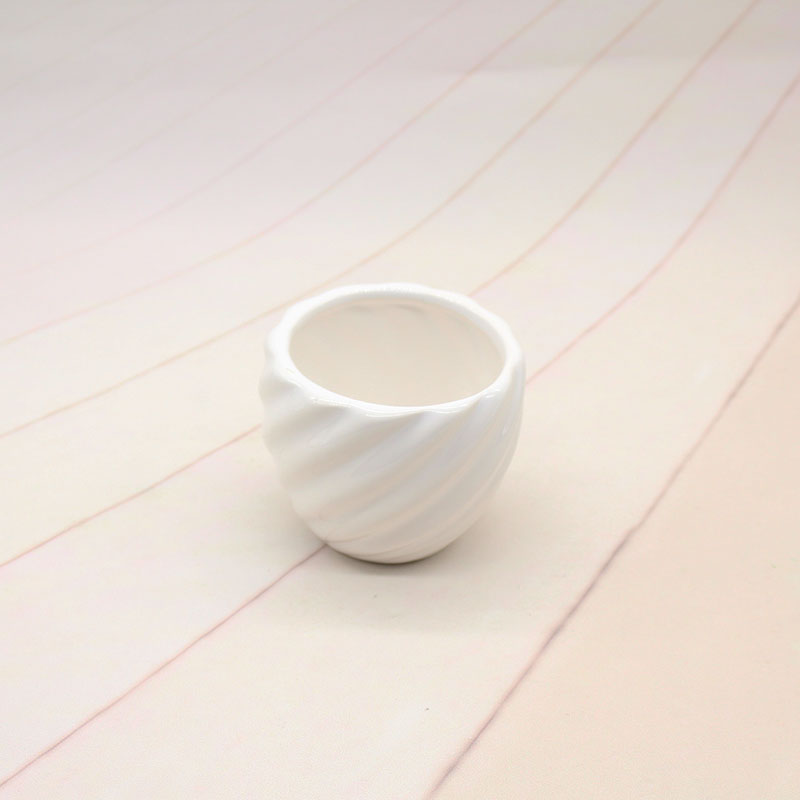 Ceramic cups porcelain vase floral mini round basin to a small party