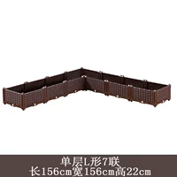 (39 ящиков с коричневым) Одиночный L -Layer L -форма 7 Союз [156 Ширина 156 High 22]