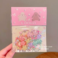 Пятиконечное звезда кольцо для волос с 10 частями [Рекомендуется [Диаметр круга 3 см.